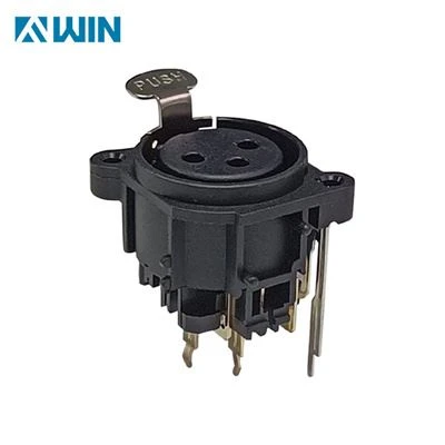 Brúigh XLR Nascóir Mná PCB Mount